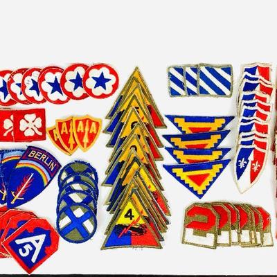 MACH966 US Army WWII PATCHES	WWII military patches
