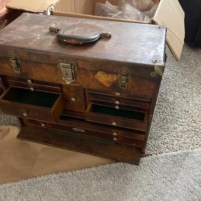 Antique tool box 