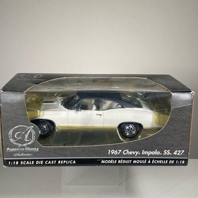 ERTL 1967 CHEVY IMPALA SS 427 MODEL CAR | American Muscle Authentics Model Car