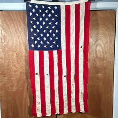 VINTAGE AMERICAN 50 STAR FLAG | 100% Cotton â€œPioneerâ€ American Flag by Valley Forge Flag Co. based in Spring City PA.