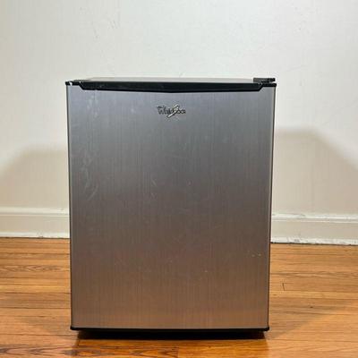 WHIRLPOOL MINI FRIDGE | Model No. WH27S1E Having multiple shelves, can holder in door and small freezer