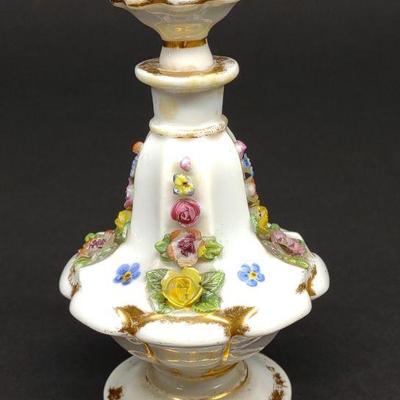 Meissen Fluted Porcelain Scent / Perfume Bottle