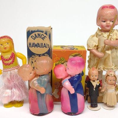 5 Celluloid Japan Toys Incl. Wind-ups