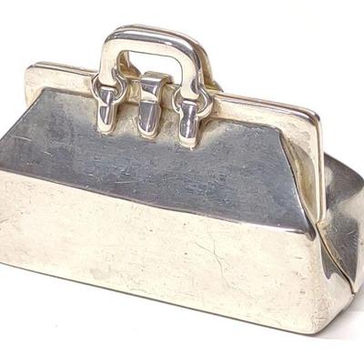 Tiffany & Co. Sterling Silver Dr. Bag Pill box