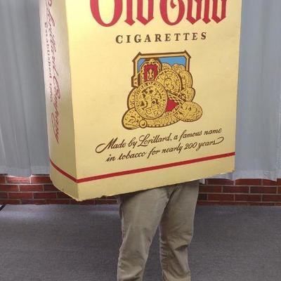 1950's Old Gold Cigarette Box Advertising Costume
