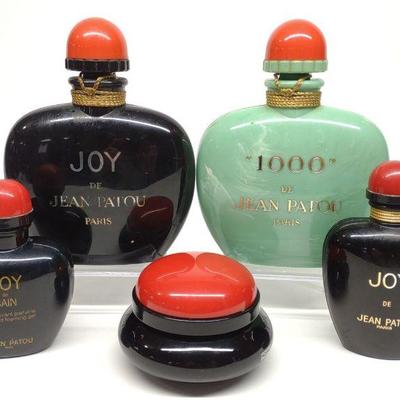 5 Jean Patou Factice Dummy Store Display Bottles