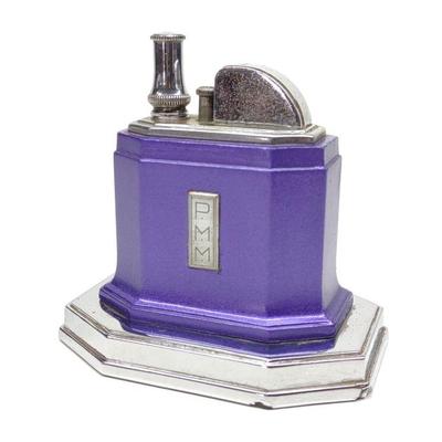 Ronson Touch Tip Octette Table Lighter (Purple)