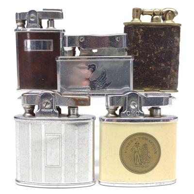 5 Vintage Pocket Lighters