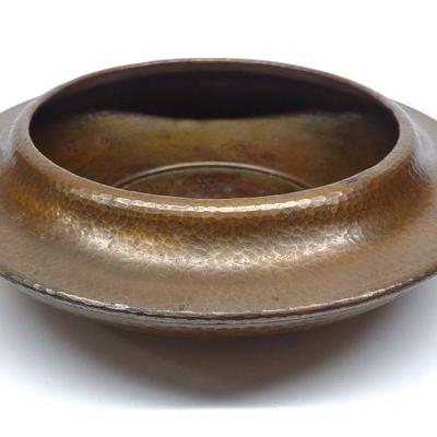 Roycroft Hammered Copper Bowl Signed