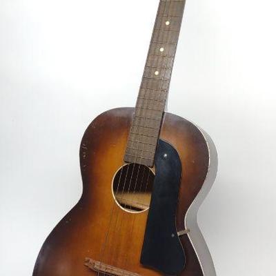 1938 Harmony Supertone Archtop Parlor Guitar