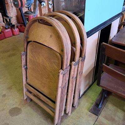 Wood Folding Chairs