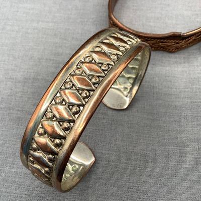 Copper bracelets