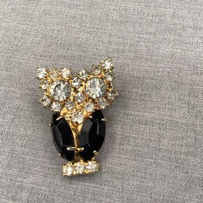 MCM owl brooch