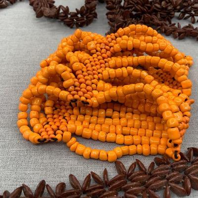 Stretch beaded cuff