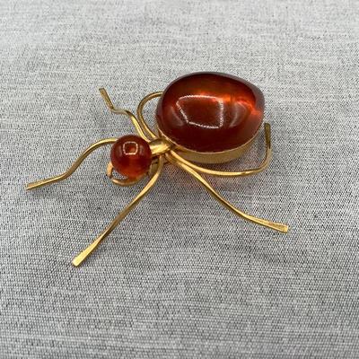 Russian Baltic Ant Brooch