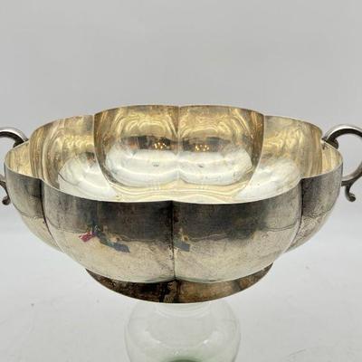 925 Stamped Silver Mexico Divided Bowl
