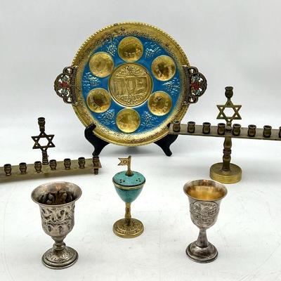 Menorahs, Passover Goblet, Havdallah Spice Tower & More Judaica
