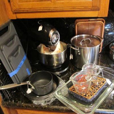 Sunbeam mixer and great cookware