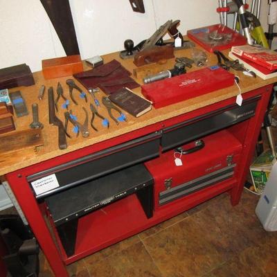 GARAGE - Incredible hand tools, power tools, yard tools, toolboxes, bulbs, golf clubs, garden items, jars of nails and screws, and more!...