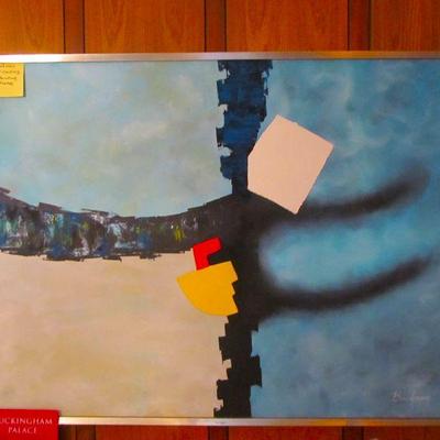 Mid-century abstract art by BACHMAN