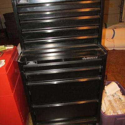 GARAGE - Incredible hand tools, power tools, yard tools, toolboxes, bulbs, golf clubs, garden items, jars of nails and screws, and more!...