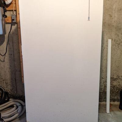 Frigidaire stand up freezer front view 