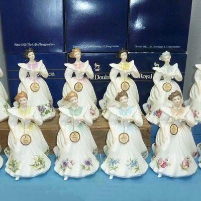 Royal Doulton Month figurines SET of 12