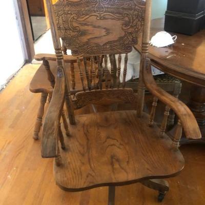 Oak Roll chair