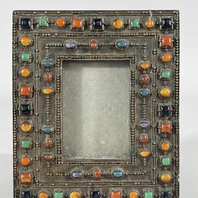 Vintage Frame with Stone Accents