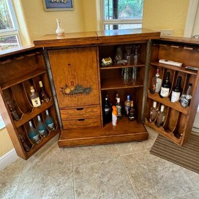  Very Unique Bar/Cabinet $400