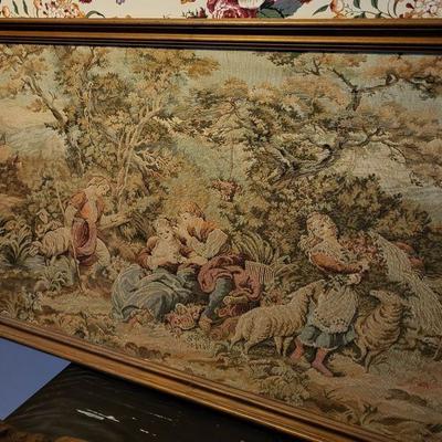 Antique European tapestry