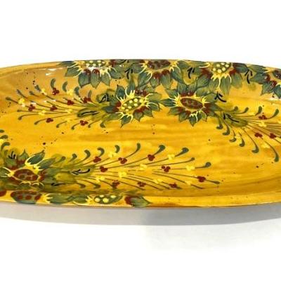 #44 â€¢ FF Griffi Corsica Terraghja Hand painted Serving Platter

