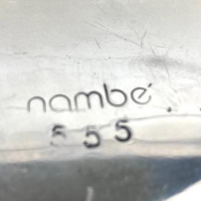 #43 â€¢ Three NambÃ© Serving Pieces - Square Bowl #W166, Platter #555 & Six Sided Platter # 533G
