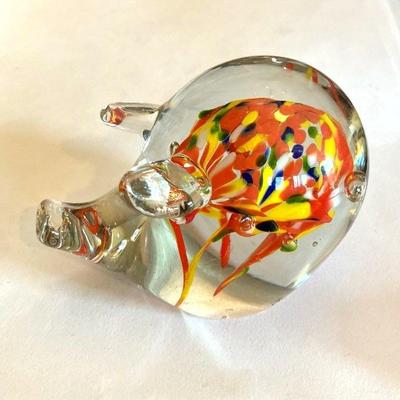 Colorful Piggy Paperweight
