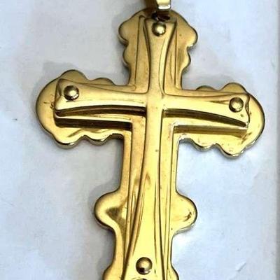 Beautiful Stainless Steel Crucifix Pendant

