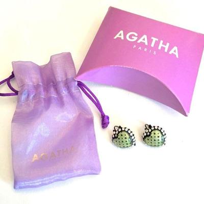 Agatha Paris Heart Clip Earrings
