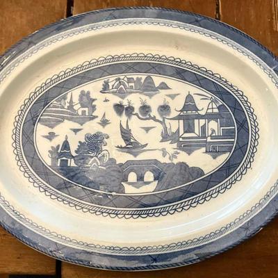 Canton Woods Ware Platter, Made in England
