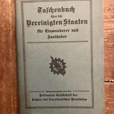 Antique German Book, 1923
