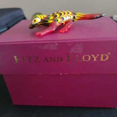 Fitz & Floyd gecko/original box