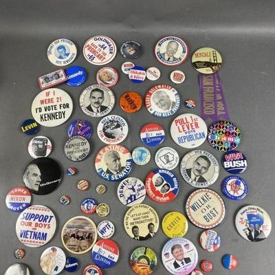 Lot 33 | Vintage Political Pins