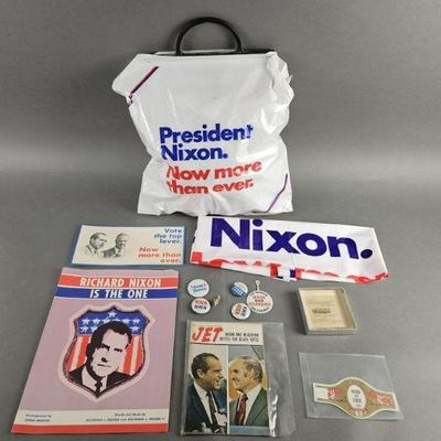 Lot 45 | Richard Nixon Lot! Pinbacks, Campaign Song & More!