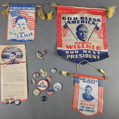 Lot 96 | Vintage Wendell Willkie & McNary Lot