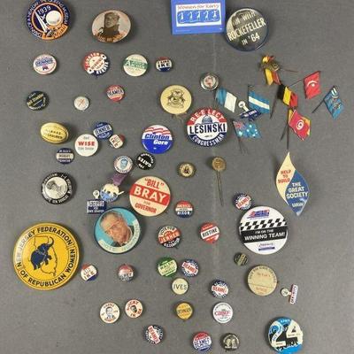 Lot 15 | Vintage Political Pins