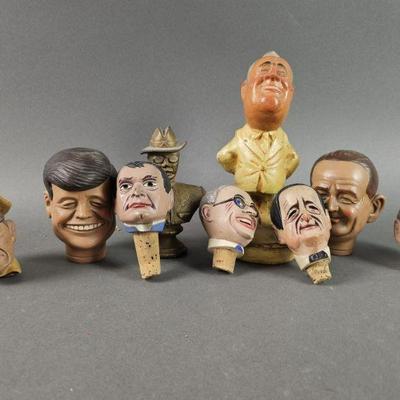 Lot 81 | Presidential Wine Stoppers and More