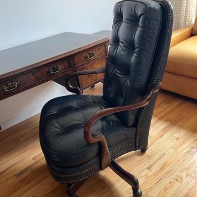 Executive leather desk chair 