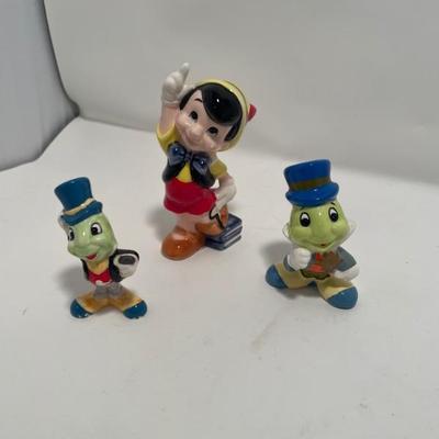 Disney Pinochio & Jimini cricket figurine
