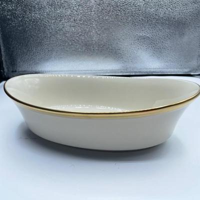 223 Lenox  eternal oval serving bowl 10â€ x 6 1/4â€ (2 of 2)