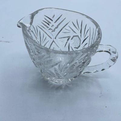 262 pinwheel glass pitchers  3 1/4 inch