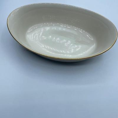 222 Lenox  eternal oval serving bowl 10â€ x 6 1/4â€ (1 of 2)