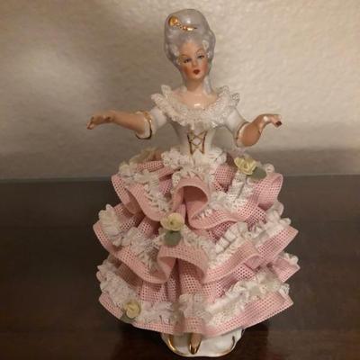 Dresden Lace Figurine